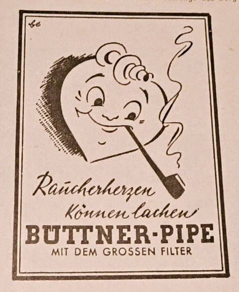 Buttner-Pipe mit dem großen Filter